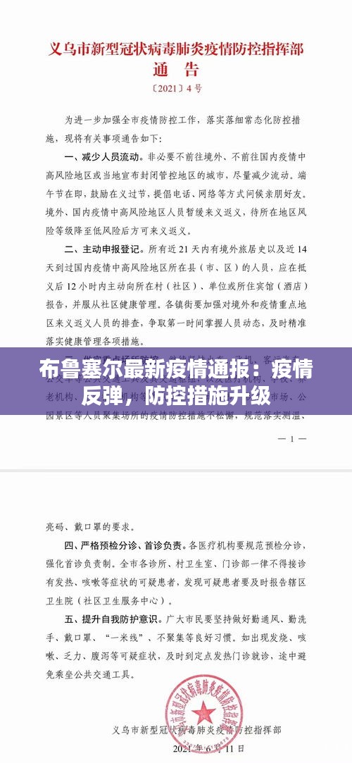 布鲁塞尔最新疫情通报：疫情反弹，防控措施升级
