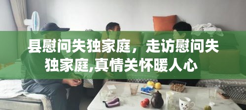 县慰问失独家庭，走访慰问失独家庭,真情关怀暖人心 