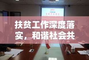 扶贫工作深度落实，和谐社会共建关键一环