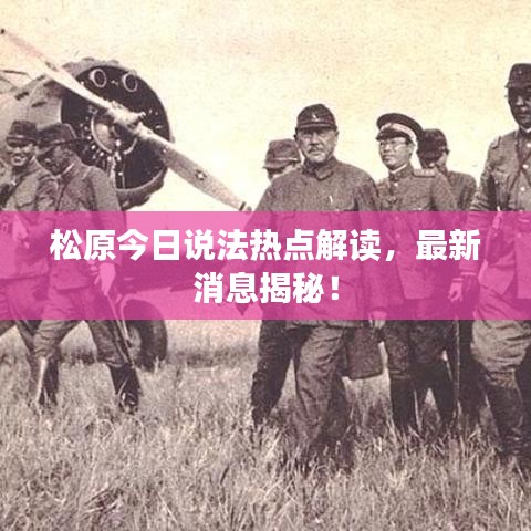 松原今日说法热点解读，最新消息揭秘！