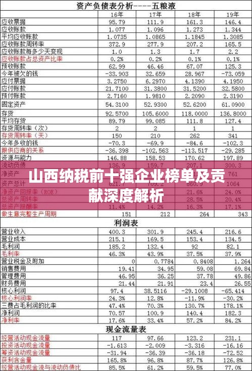 山西纳税前十强企业榜单及贡献深度解析