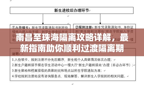 南昌至珠海隔离攻略详解，最新指南助你顺利过渡隔离期