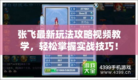 张飞最新玩法攻略视频教学，轻松掌握实战技巧！